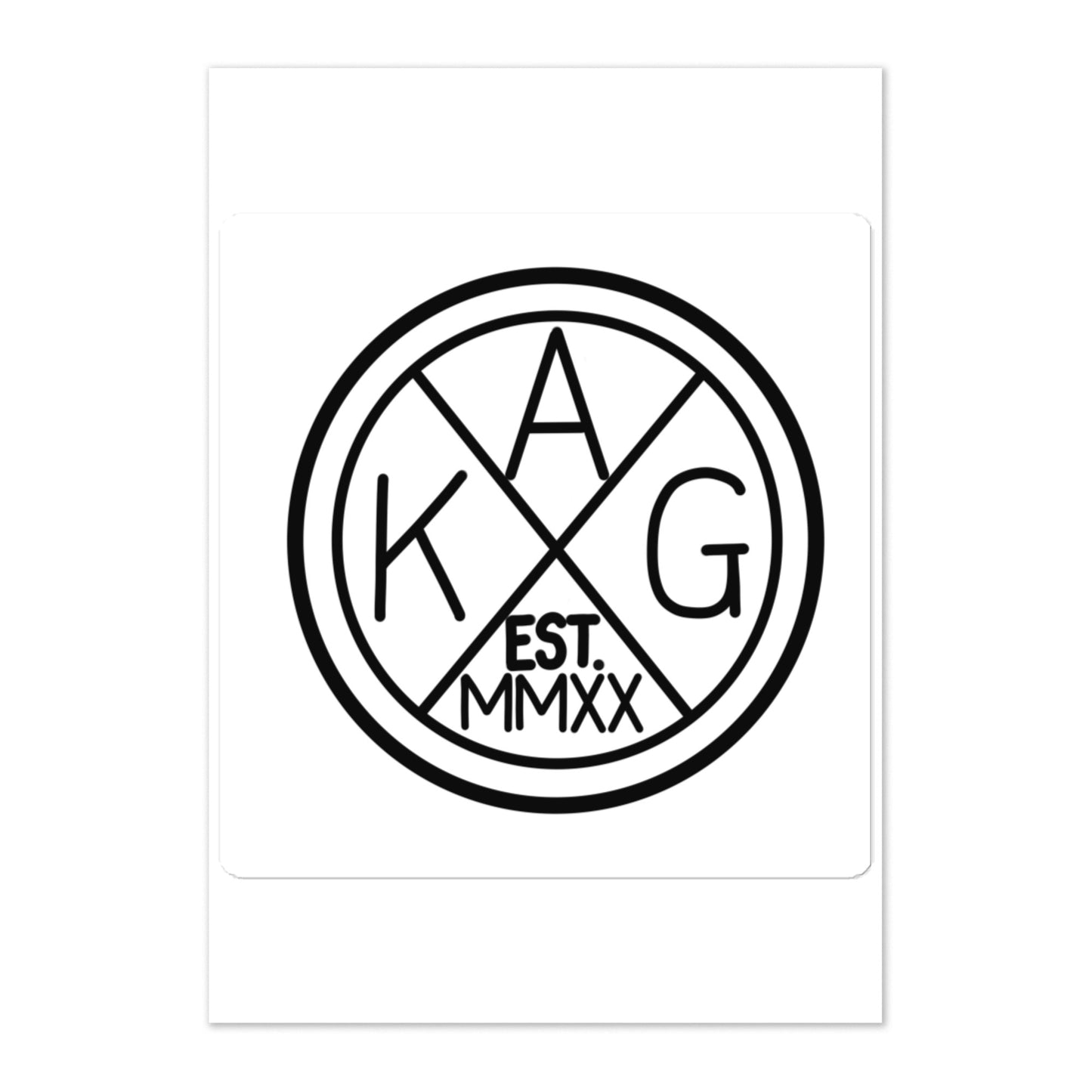 Kustom Auto Garage Sticker sheet